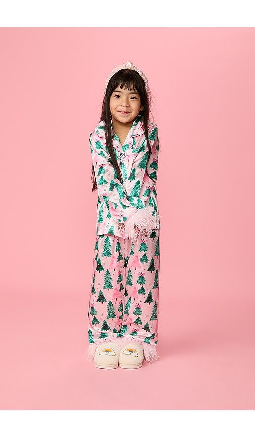 Kids Christmas Trees Feather Silky Set in . - size 10 (also in 2, 4, 6, 8) - MINI DREAMERS - Modalova
