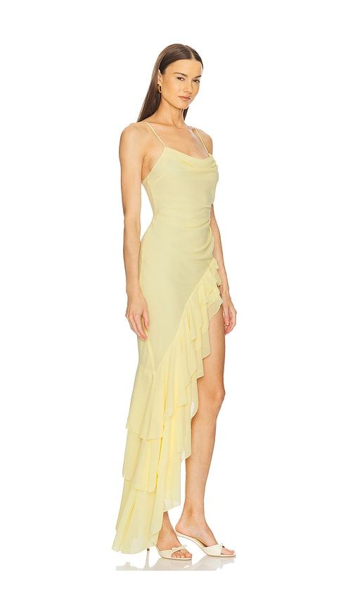 X REVOLVE Lorenza Maxi Dress in Lemon. - size L (also in M) - Michael Costello - Modalova