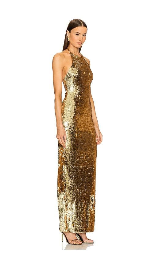 X REVOLVE Felicity Gown in Metallic . - size M (also in XS) - Michael Costello - Modalova