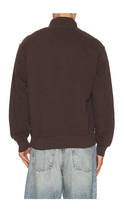 New Mccarren Funnel Zip Sweatshirt in Brown. - size L (also in M, S, XL/1X) - Madewell - Modalova