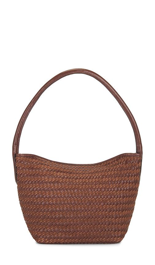 Suede Handwoven Shoulder Bag in Brown - Madewell - Modalova