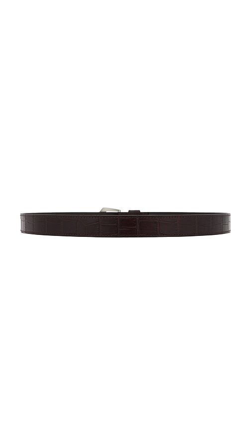 Croco Vintage Western Belt in Brown. - size L (also in M) - Madewell - Modalova
