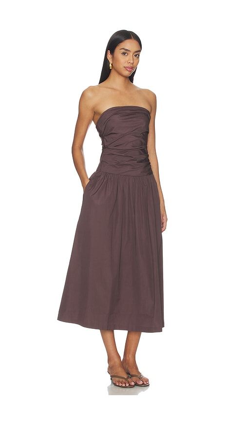 Amari Dress in Chocolate. - size 12 (also in 6) - Madewell - Modalova