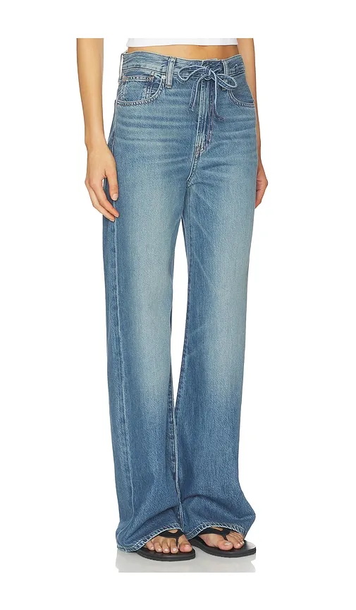 Ultimate Wide With Belt Jeans in Blue. - size 23 (also in 24, 26, 33) - Madewell - Modalova