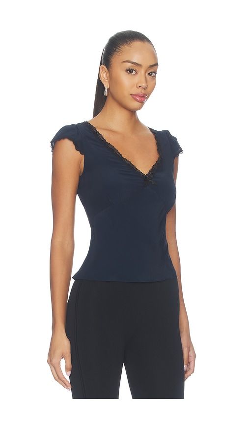 The Layton Top in Navy. - size 0 (also in 00, 10, 12, 14, 16, 2, 4, 6, 8) - Madewell - Modalova