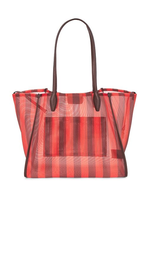 Lexington Mesh Tote Bag in Red,Brown - Madewell - Modalova