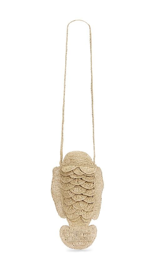 Crochet Fish Clutch in Tan - Madewell - Modalova