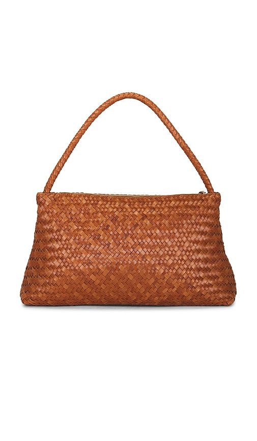 Large Handwoven Zip Shoulder Bag in Brown - Madewell - Modalova