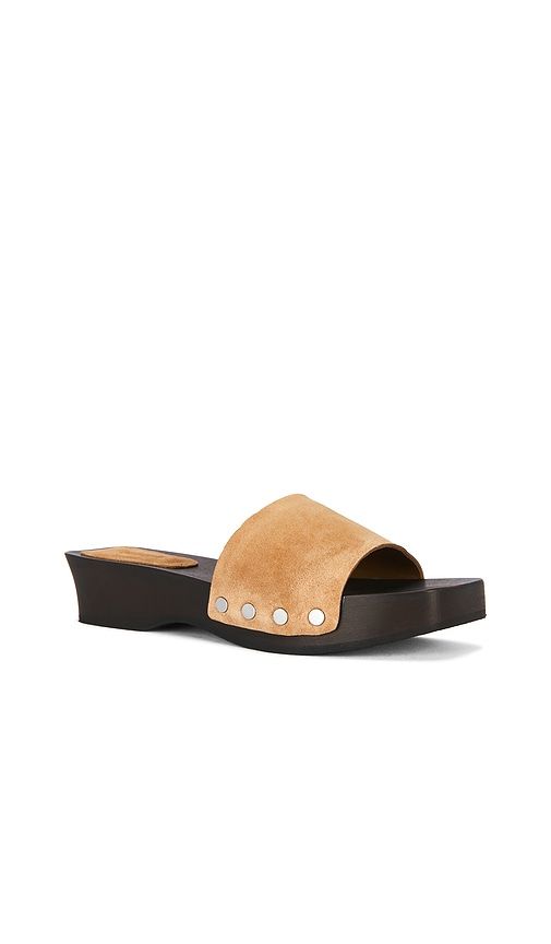 Vanessa Suede Clog in Brown. - size 10 (also in 6, 6.5, 7, 7.5, 8, 8.5, 9, 9.5) - Madewell - Modalova
