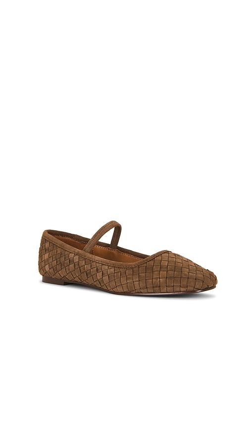 Greta Woven Mary Jane in Brown. - size 6.5 (also in 7, 7.5) - Madewell - Modalova