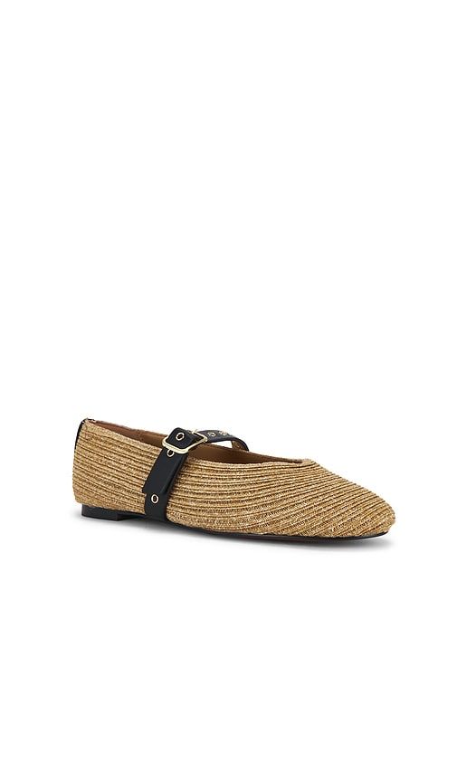 Raffia Remy Mary Jane Flat in Brown. - size 6.5 (also in 7, 7.5, 8) - Madewell - Modalova