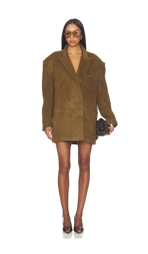 Nicola Back Belt Coat in Brown. - size M (also in S) - Mother of All - Modalova