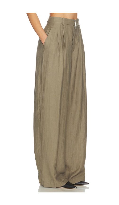 Hedi Mid Waist Tailored Linen Pant in . - size M (also in S, XS) - Mother of All - Modalova