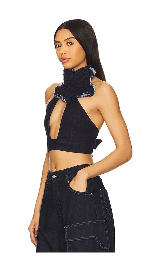 Nuri Denim Top in Navy. - size M (also in S) - Mother of All - Modalova