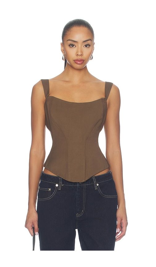 Azalea Corset in Brown. - size L (also in M, S, XS) - Mother of All - Modalova