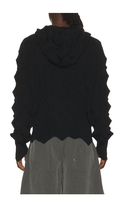 Spiked Slim Zip Up Hoodie in . - size S (also in XL/1X) - MADFRENZY - Modalova