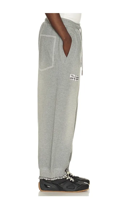 Layered Sweatpants in Grey. - size S (also in XL/1X) - MADFRENZY - Modalova