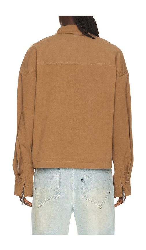 Miss Overshirt in Brown. - size L (also in M, S, XL/1X) - MADFRENZY - Modalova
