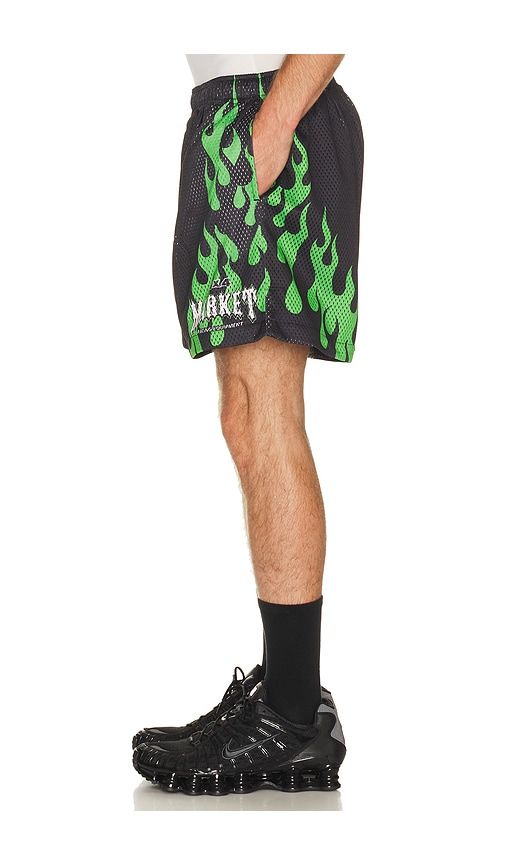Toxic Flames Mesh Shorts in . - size L (also in M, XL/1X) - Market - Modalova