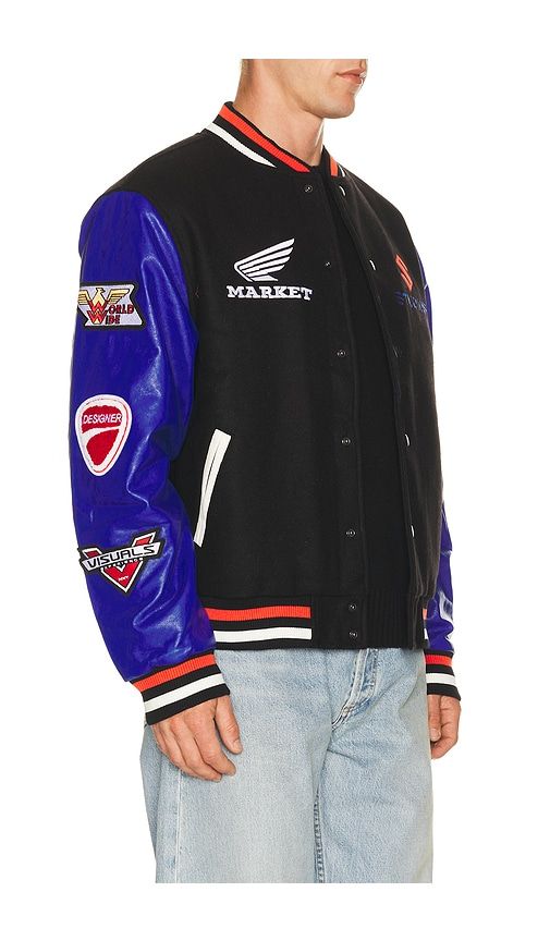 Sponsorship Varsity Jacket in Multi. - size L (also in M, S, XL/1X) - Market - Modalova