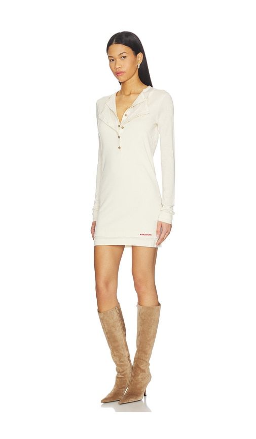 Sheath Henley Neckline Dress in . - size L (also in S) - Markgong - Modalova