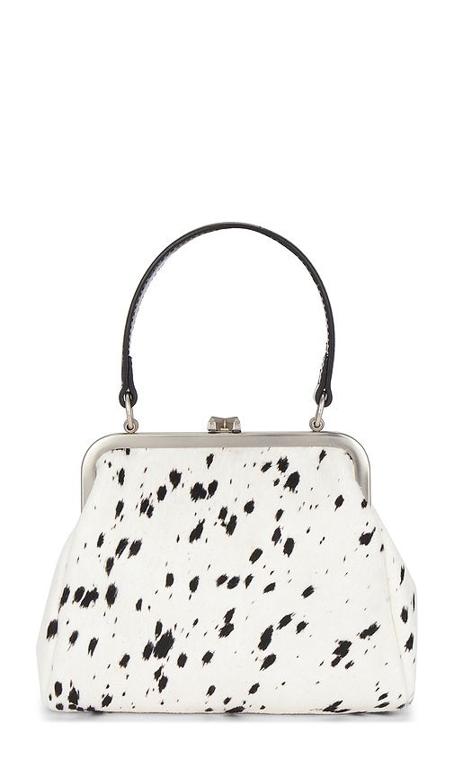 Small Cowhide Leather Metal Clasp Bag in - Markgong - Modalova