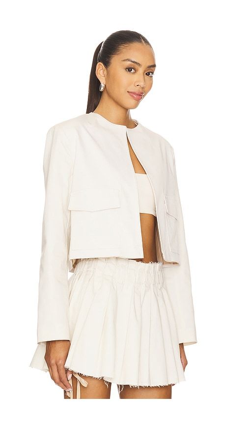 Crop Jacket in . - size L (also in XS) - Milkwhite - Modalova