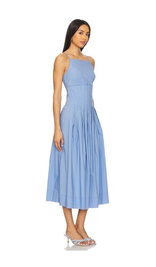 Avalon Square Neck Midi Dress in Blue. - size M (also in XL) - MINKPINK - Modalova
