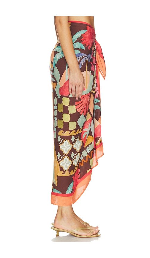 Isola Sarong in Orange,Brown - MINKPINK - Modalova