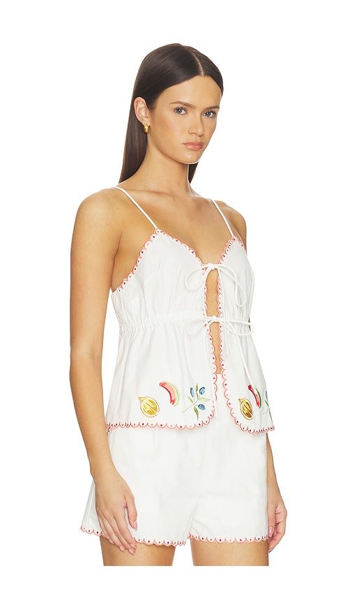 Santorini Embriodered Cami in . - size L (also in M, S, XL, XS) - MINKPINK - Modalova