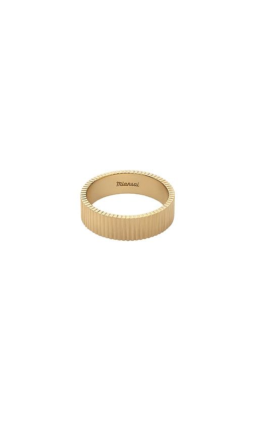 Kit Ring in Metallic Gold. - size 10 (also in 11) - Miansai - Modalova