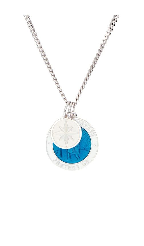 Saint Christopher Surf Necklace in Blue - Miansai - Modalova