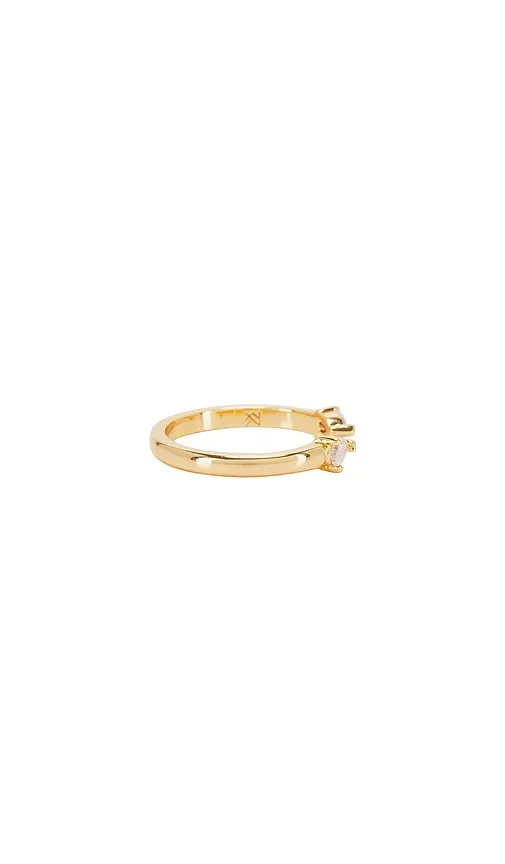Lyra Ring in Metallic . - size 5 (also in 7) - MIRANDA FRYE - Modalova