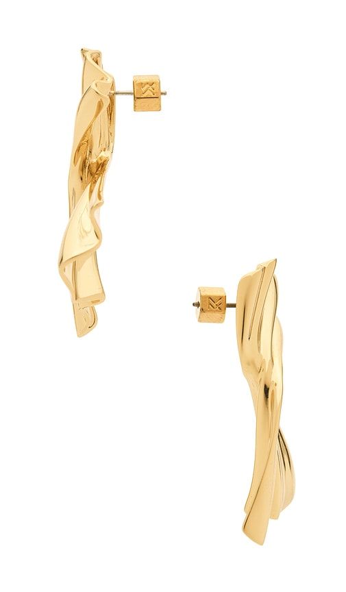 Monica Earrings in Metallic - MIRANDA FRYE - Modalova