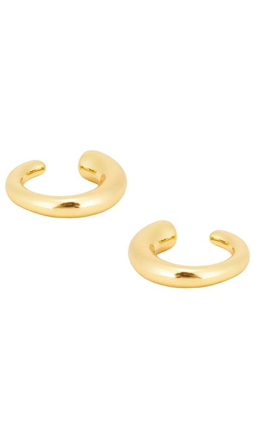 Bella Ear Cuff Earrings in Metallic - MIRANDA FRYE - Modalova