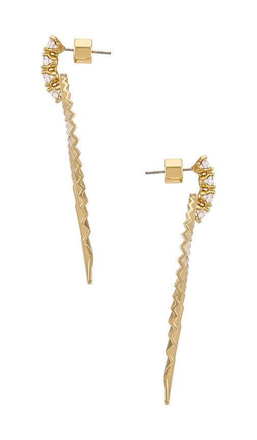 Jasmine Earring in Metallic - MIRANDA FRYE - Modalova