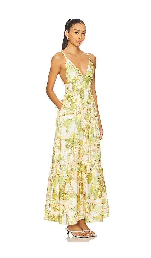 Cintra Dress in Sage. - size L (also in M, XS) - MISA Los Angeles - Modalova