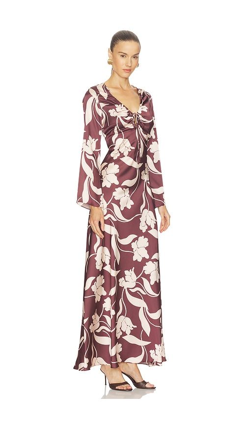 Karla Dress in Chocolate. - size S (also in XS) - MISA Los Angeles - Modalova