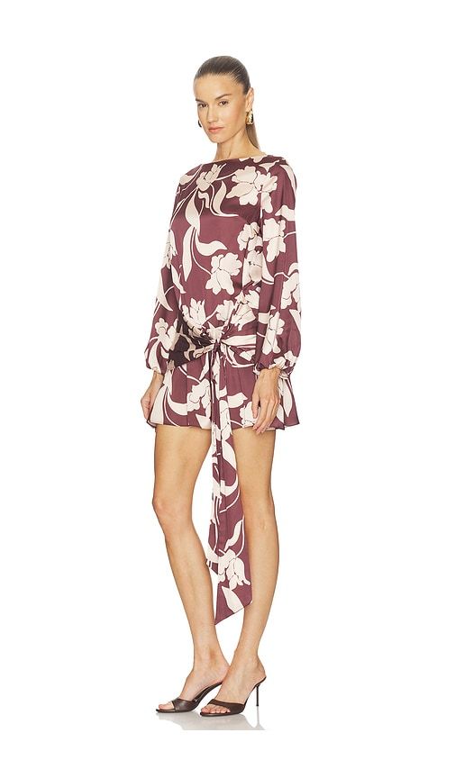 Larissa Dress in Chocolate. - size L (also in M, S) - MISA Los Angeles - Modalova