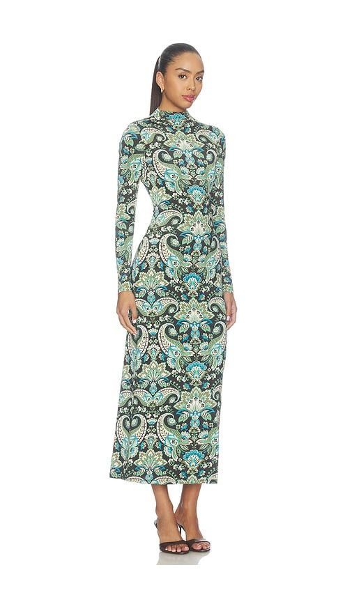 Mitra Dress in Green. - size M (also in S, XS) - MISA Los Angeles - Modalova