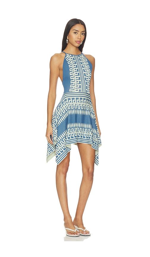 Jansen Mini Dress in Blue. - size L (also in M, S, XL, XXS) - MISA Los Angeles - Modalova