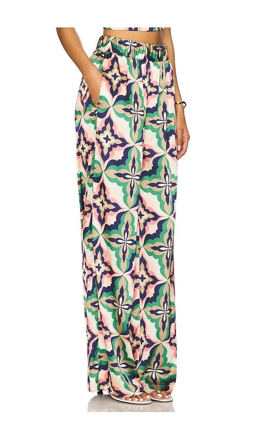 Reshma Pant in Cream,Green. - size S (also in XXS) - MISA Los Angeles - Modalova