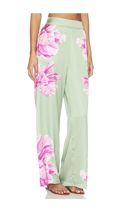 Izzie Pant in Sage. - size L (also in M, S, XS) - MISA Los Angeles - Modalova