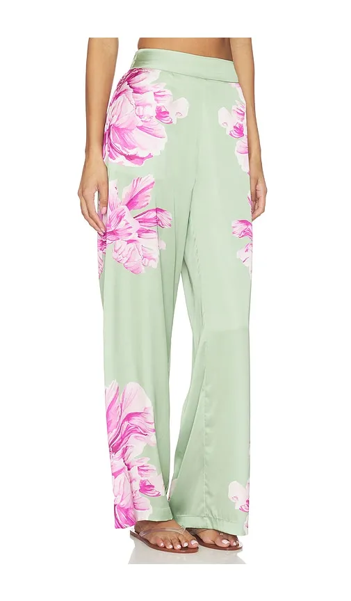 Izzie Pant in Sage. - size M (also in S, XS) - MISA Los Angeles - Modalova