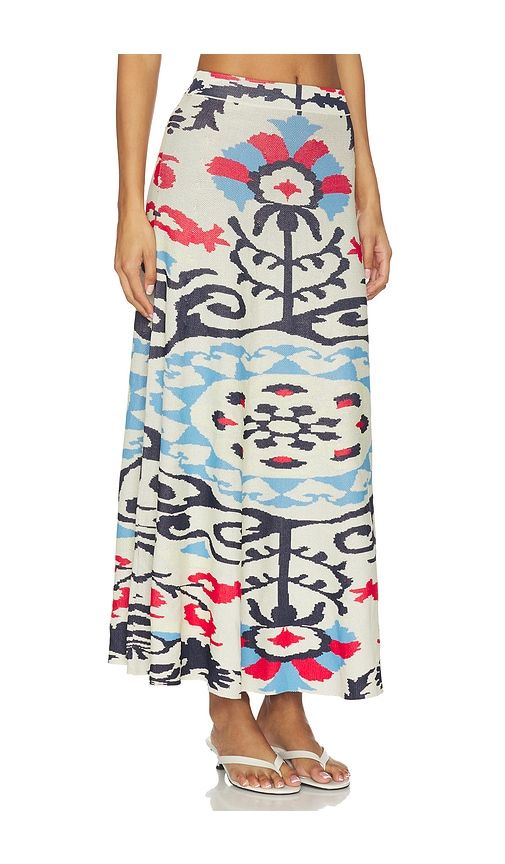 Ocean Midi Skirt in Cream. - size M (also in S, XS) - MISA Los Angeles - Modalova