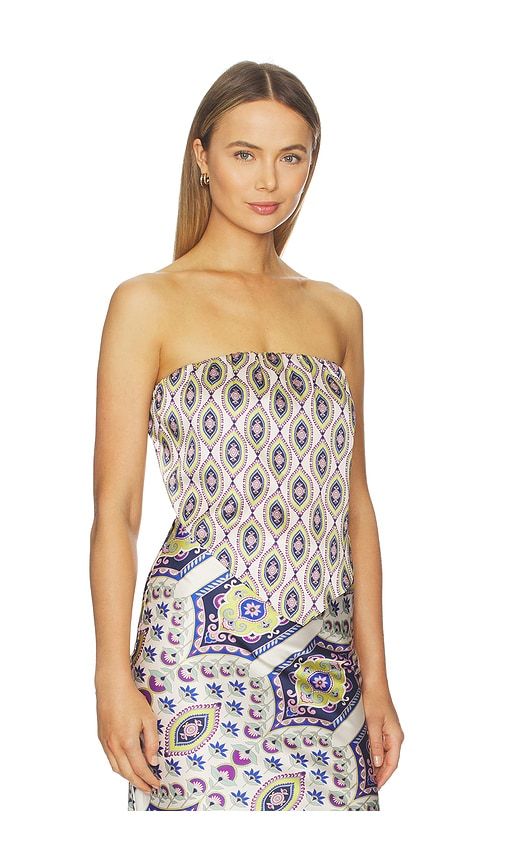 Mae Top in Ivory,Purple. - size M (also in S, XL) - MISA Los Angeles - Modalova