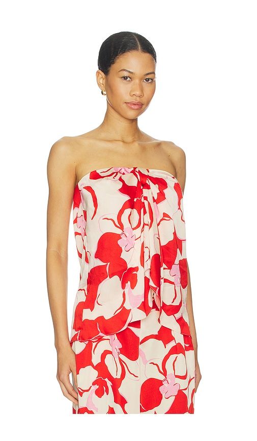 Pixie Top in Red. - size L (also in M, S, XS, XXS) - MISA Los Angeles - Modalova