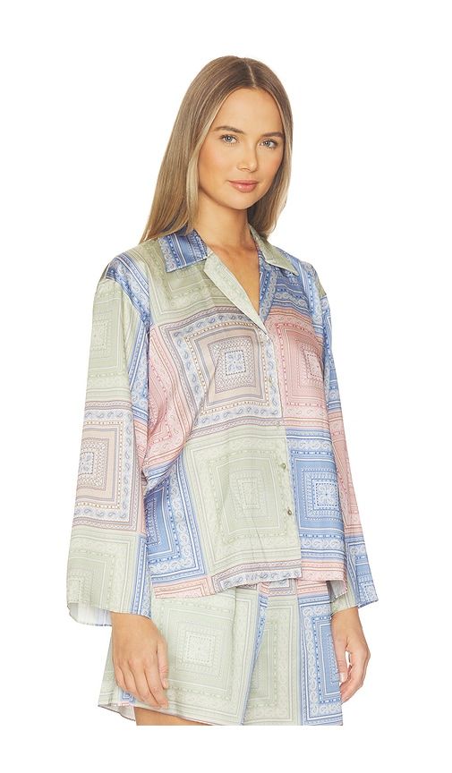 Isme Top in Blue,Blush. - size L (also in M, S, XL, XS) - MISA Los Angeles - Modalova