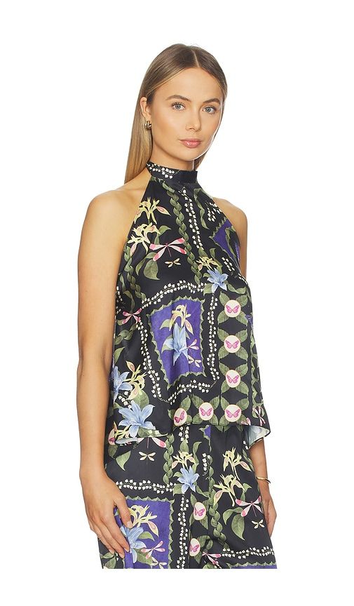 Ora Top in Black,Purple. - size L (also in M, S, XL, XS) - MISA Los Angeles - Modalova