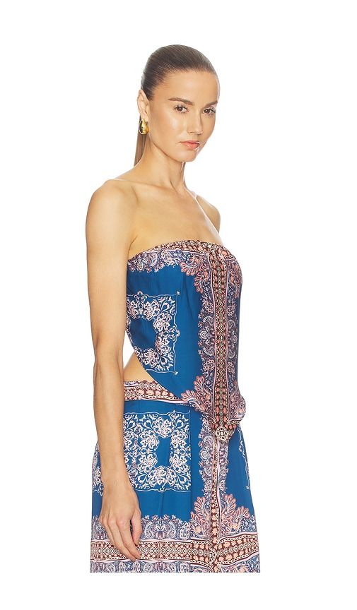 X REVOLVE Mae Top in Blue. - size L (also in M, S, XL, XS) - MISA Los Angeles - Modalova